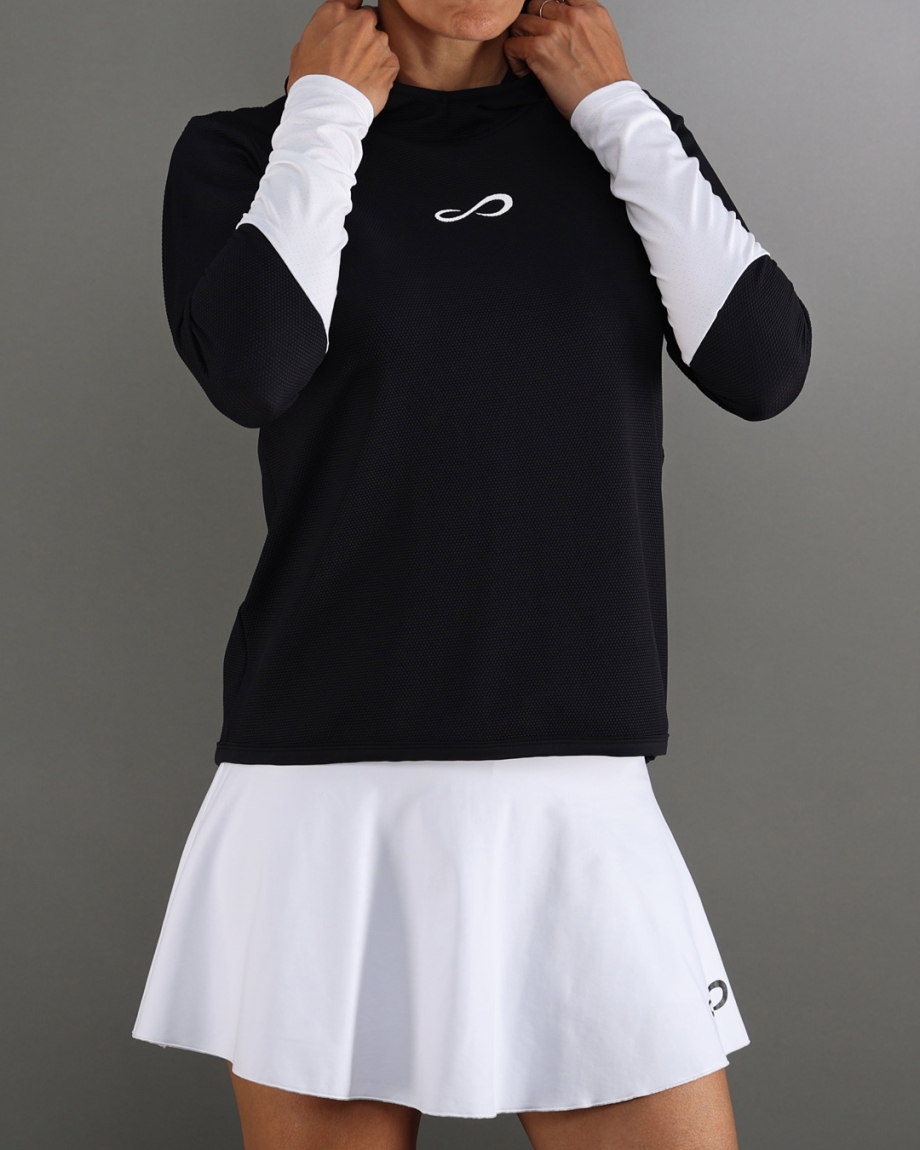 SUDADERA BREATH LINE BLACK WHITE