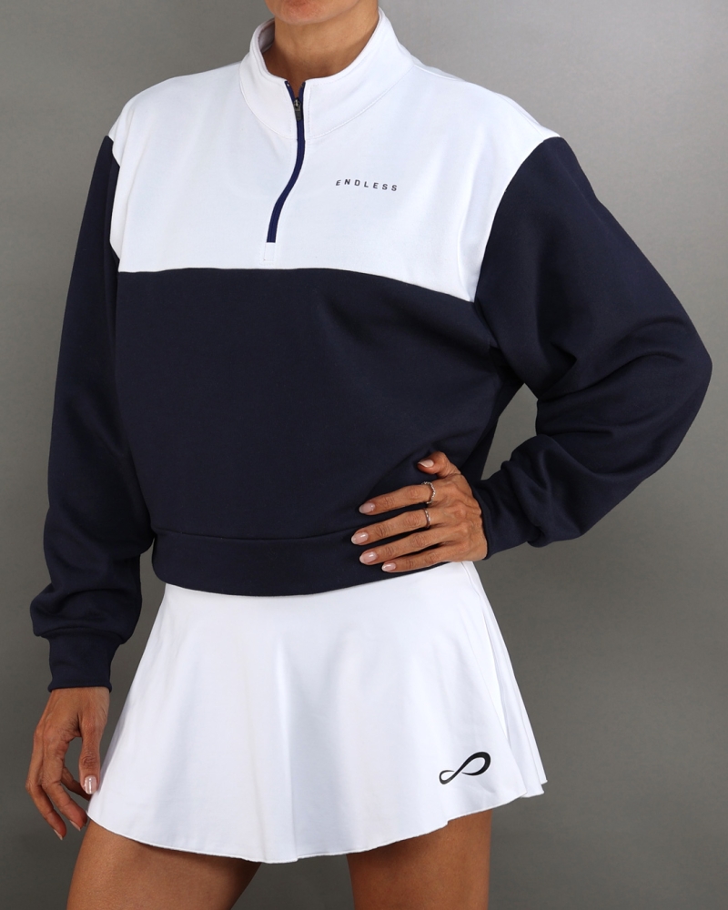 FELPA VIBE WHITE MARINO