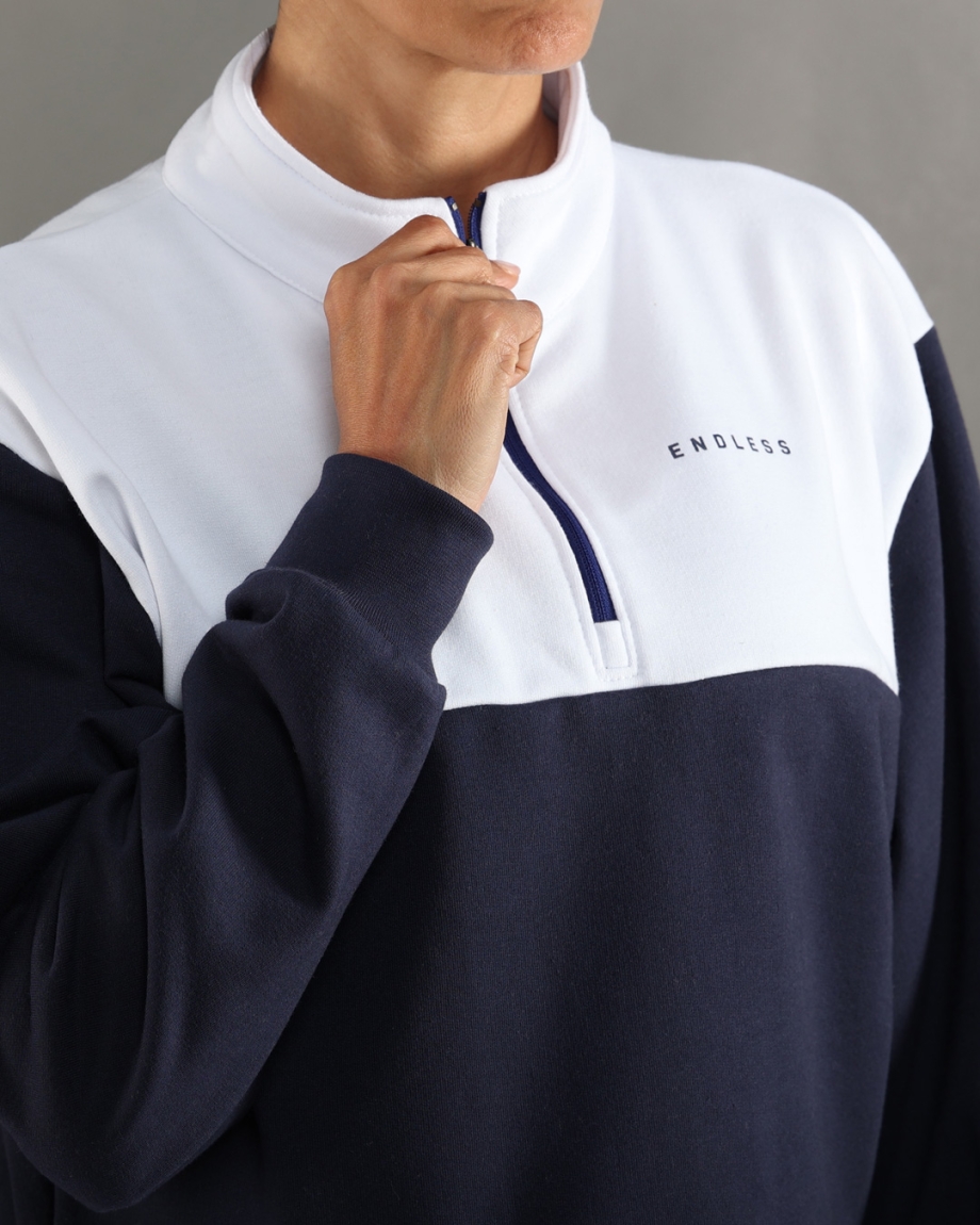 FELPA VIBE WHITE MARINO