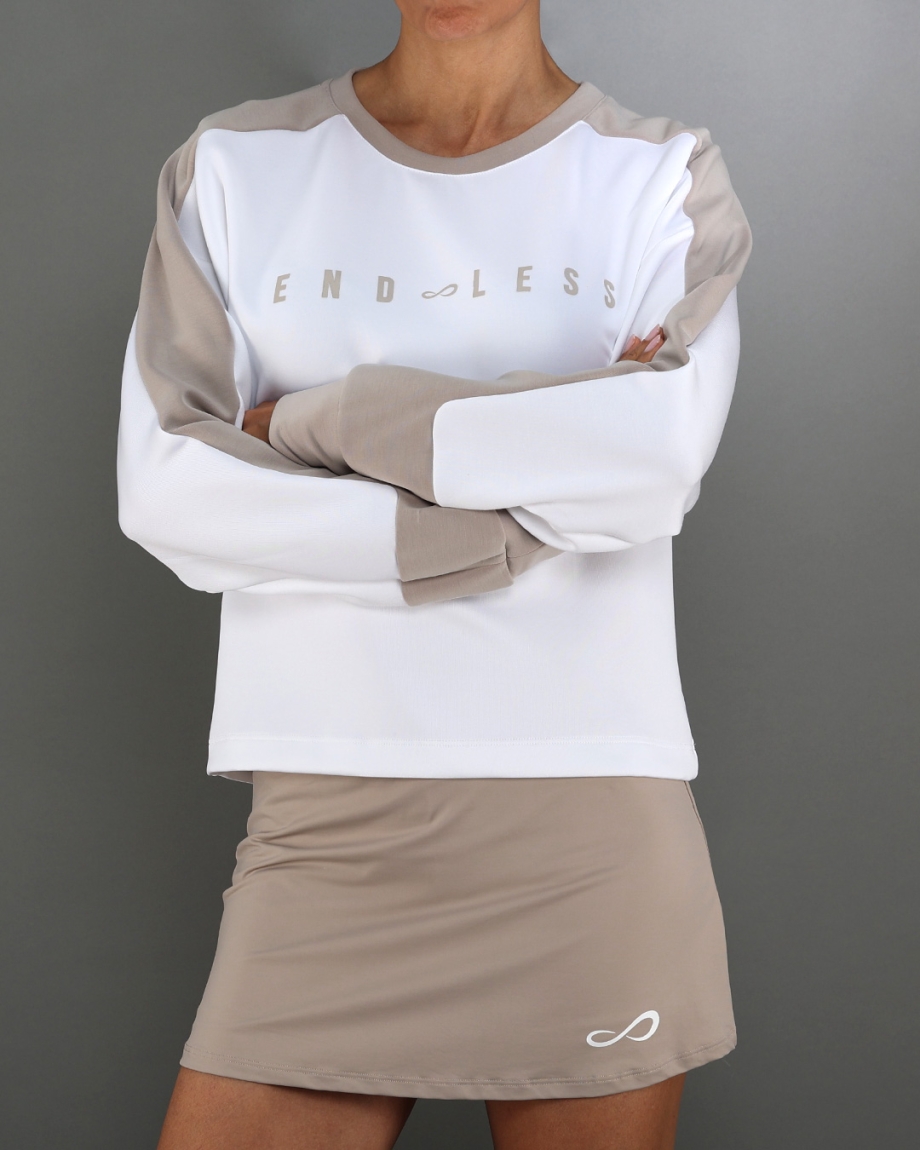 SWEATSHIRT HALO WHITE DELAVE