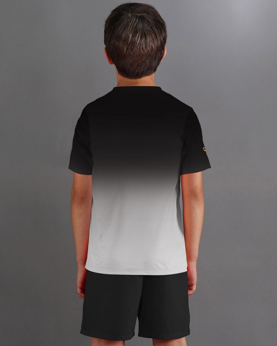 T-SHIRT ACE DEGRADE KIDS BLACK WHITE