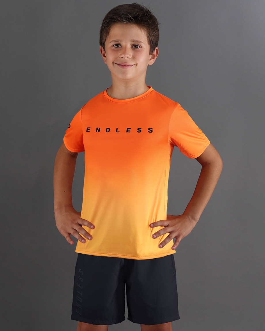 MAGLIETTA ACE DEGRADE KIDS ORANGE