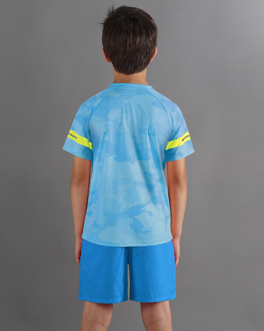 CAMISETA FEISTY CAMO KIDS BLUE