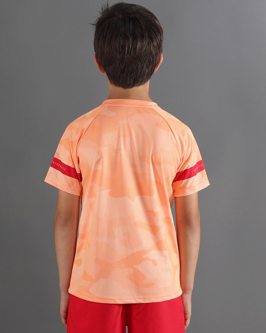 CAMISETA FEISTY CAMO KIDS ORANGE