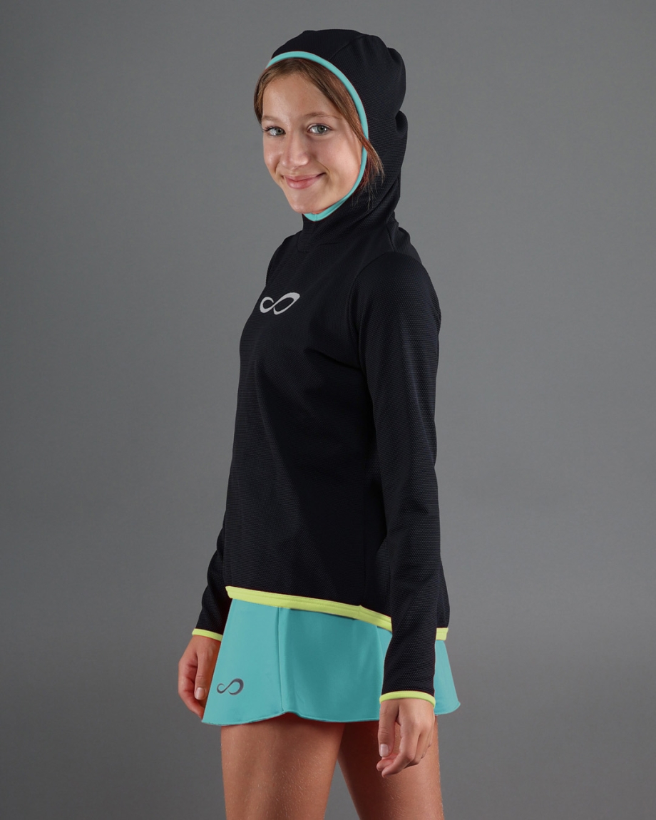 SUDADERA BREATH KIDS BLACK BLUE