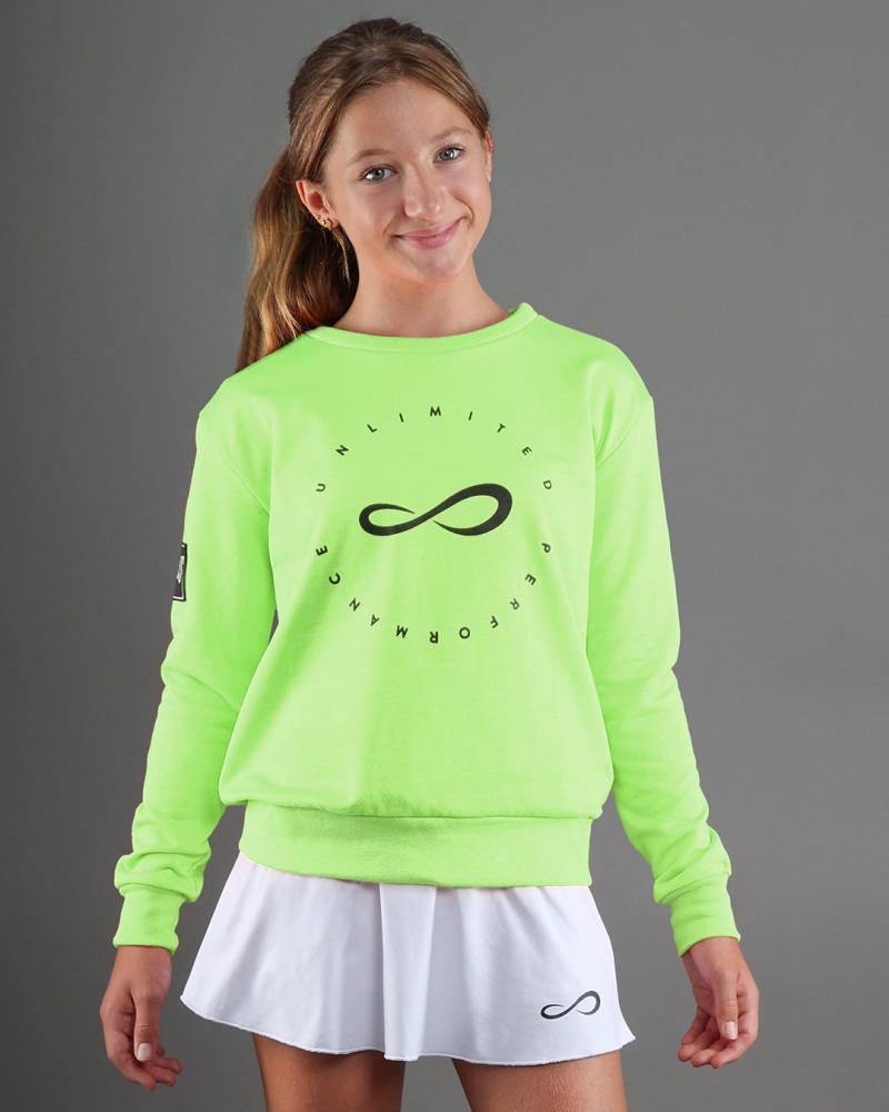 SUDADERA INNER KIDS GREEN