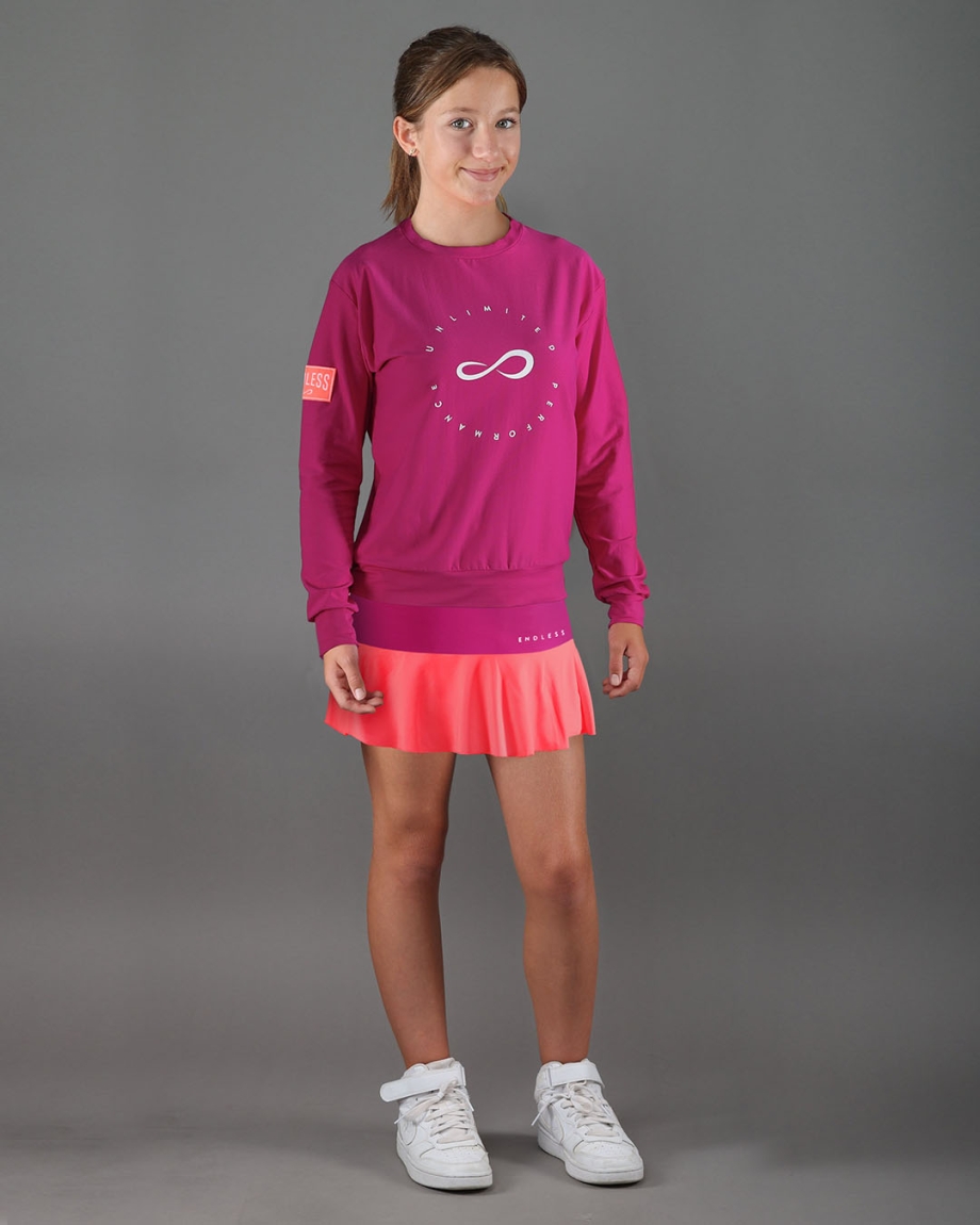 FELPA INNER TECH KIDS DEEP FUCSIA