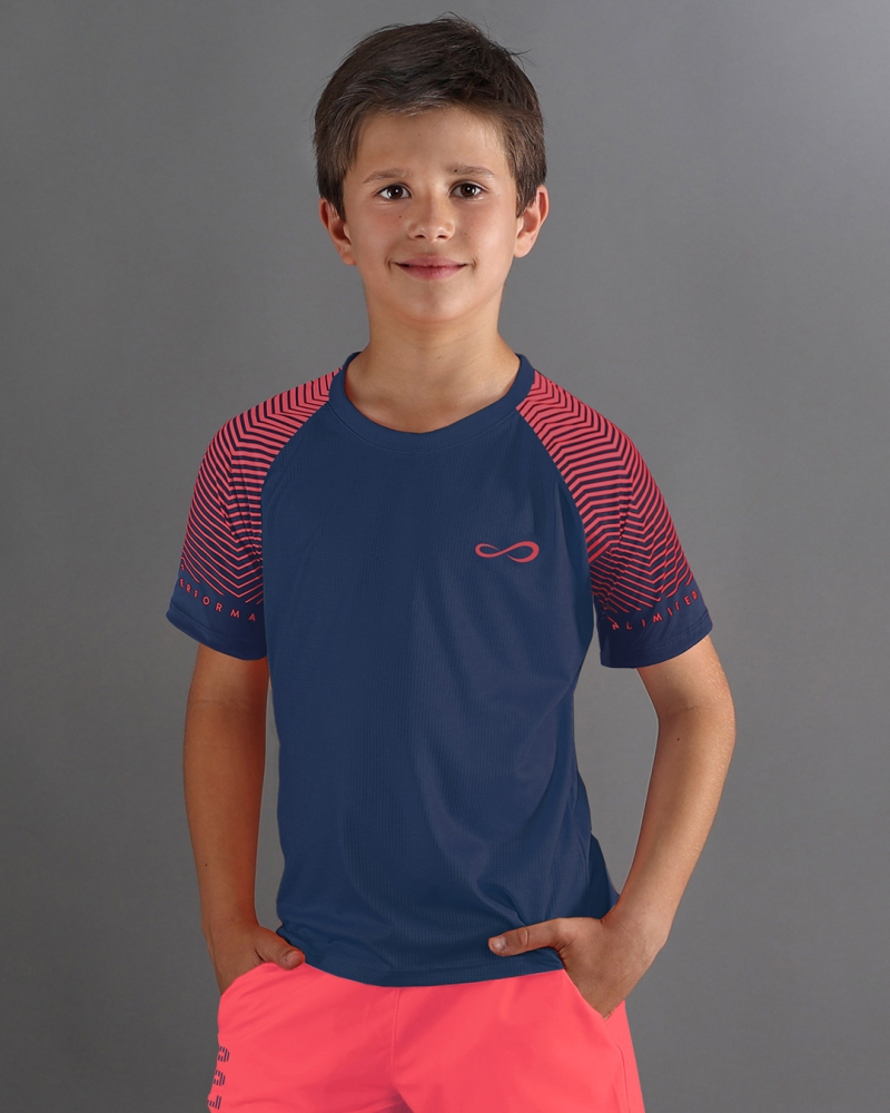 T-SHIRT FEISTY LINES KIDS BLUE
