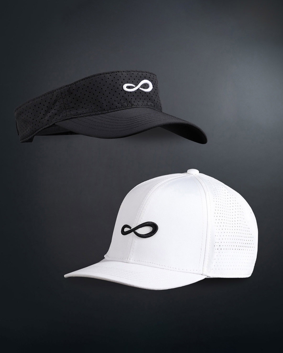 PACK GORRA WHITE & VISERA BLACK / 2uds