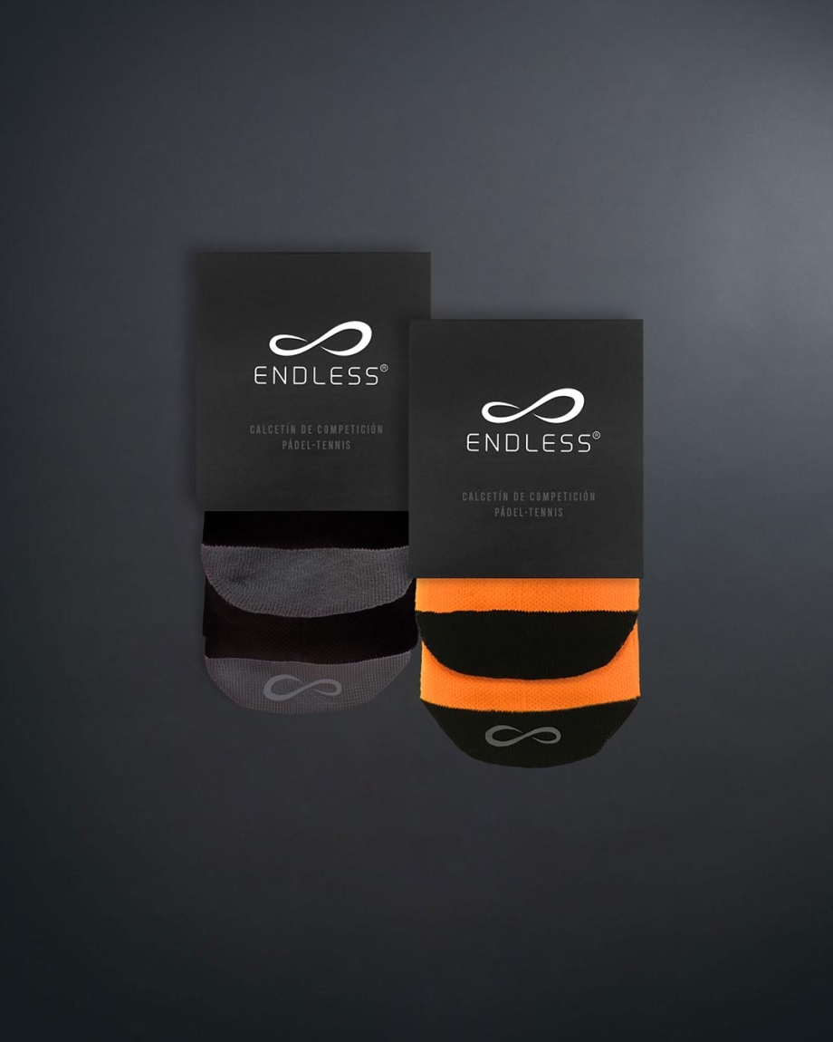 PACK S.O.X. LOW BLACK & ORANGE / 2uds.