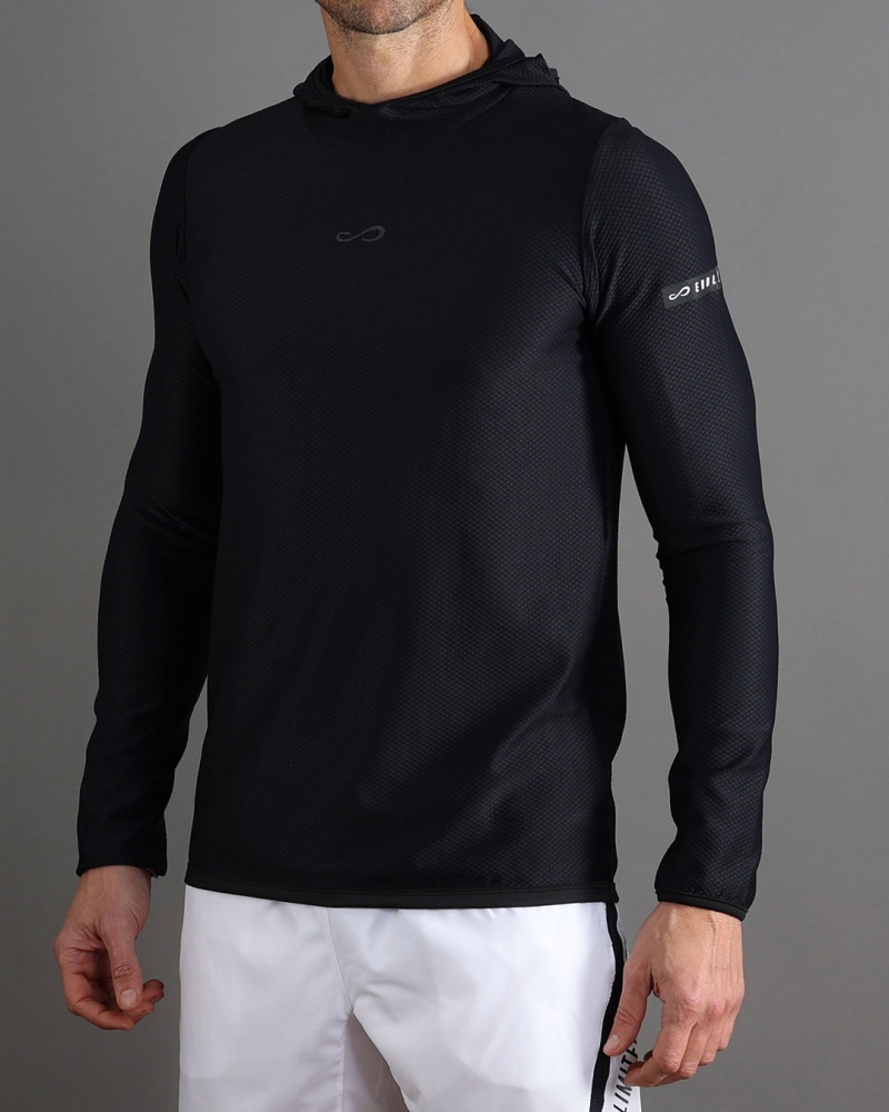 SUDADERA HERO BLACK WHITE II