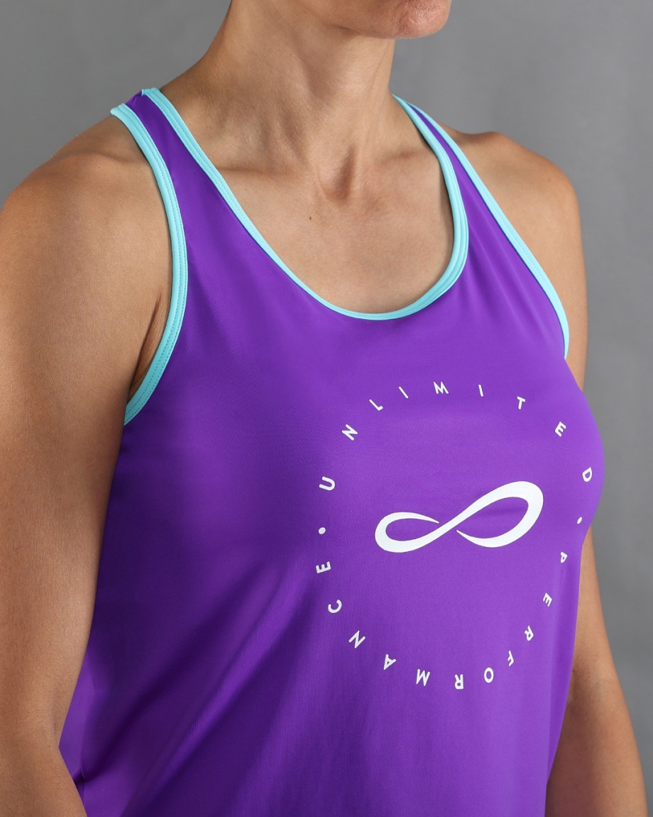 SET CERCLE MINIMAL VIOLA AQUA
