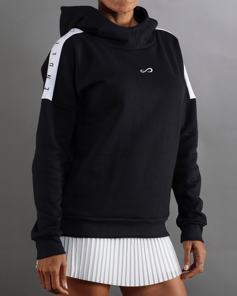 SUDADERA HOLLOW II BLACK WHITE