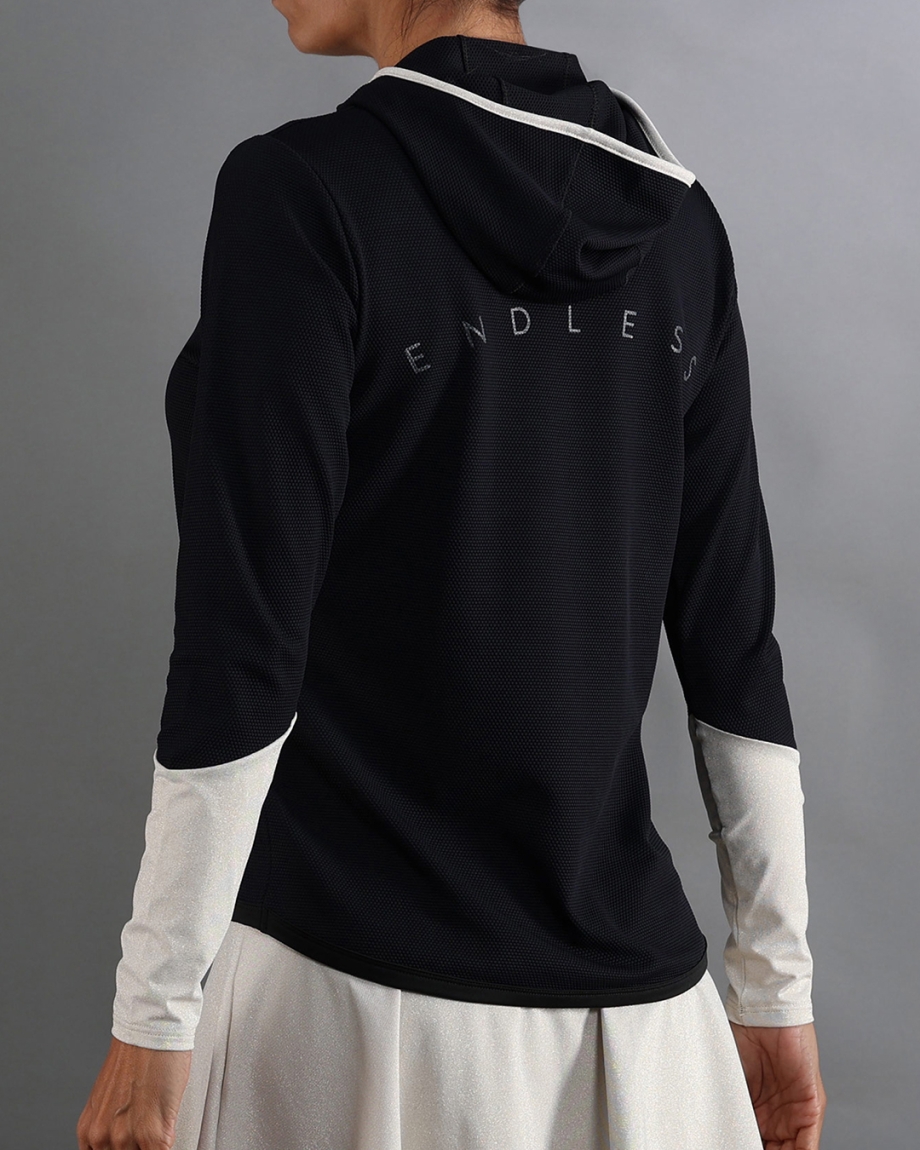 SUDADERA BREATH LINE BLACK GOLDEN