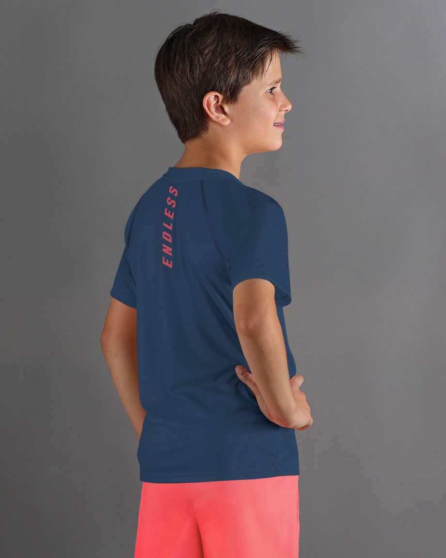 T-SHIRT UNLIMITED DIAMOND KIDS BLUE