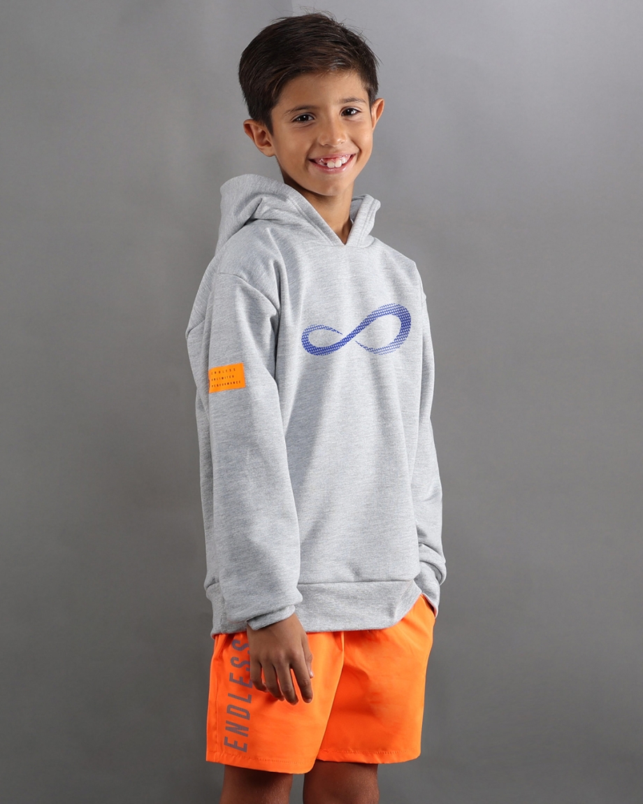 SUDADERA RUSH II KIDS GREY