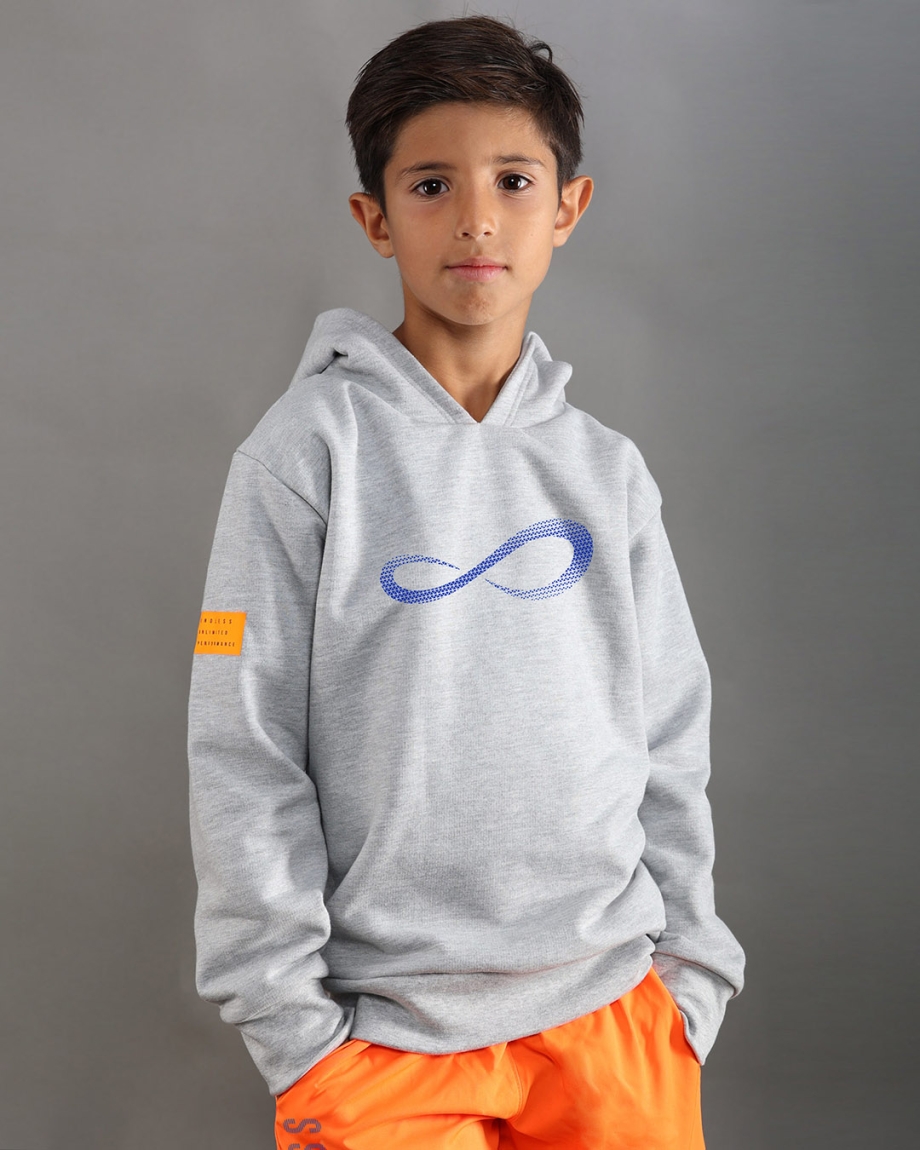 SUDADERA RUSH II KIDS GREY