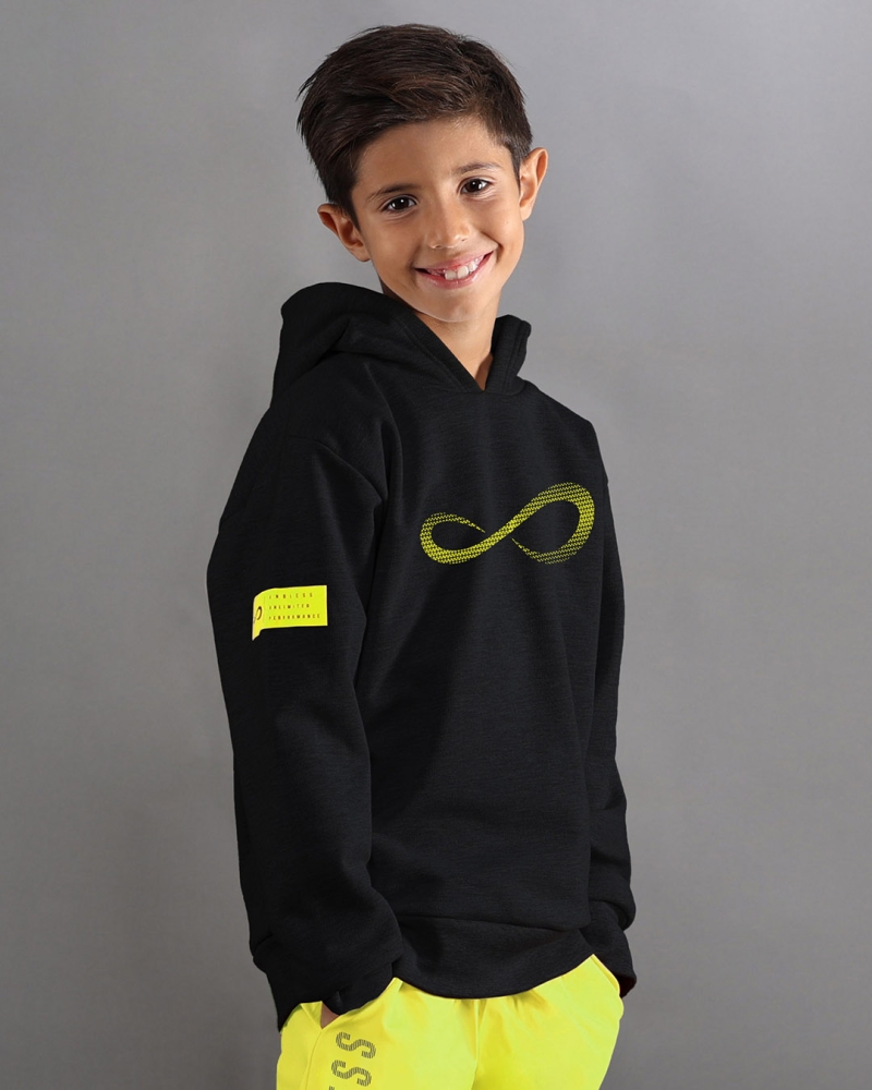 SUDADERA RUSH II KIDS BLACK