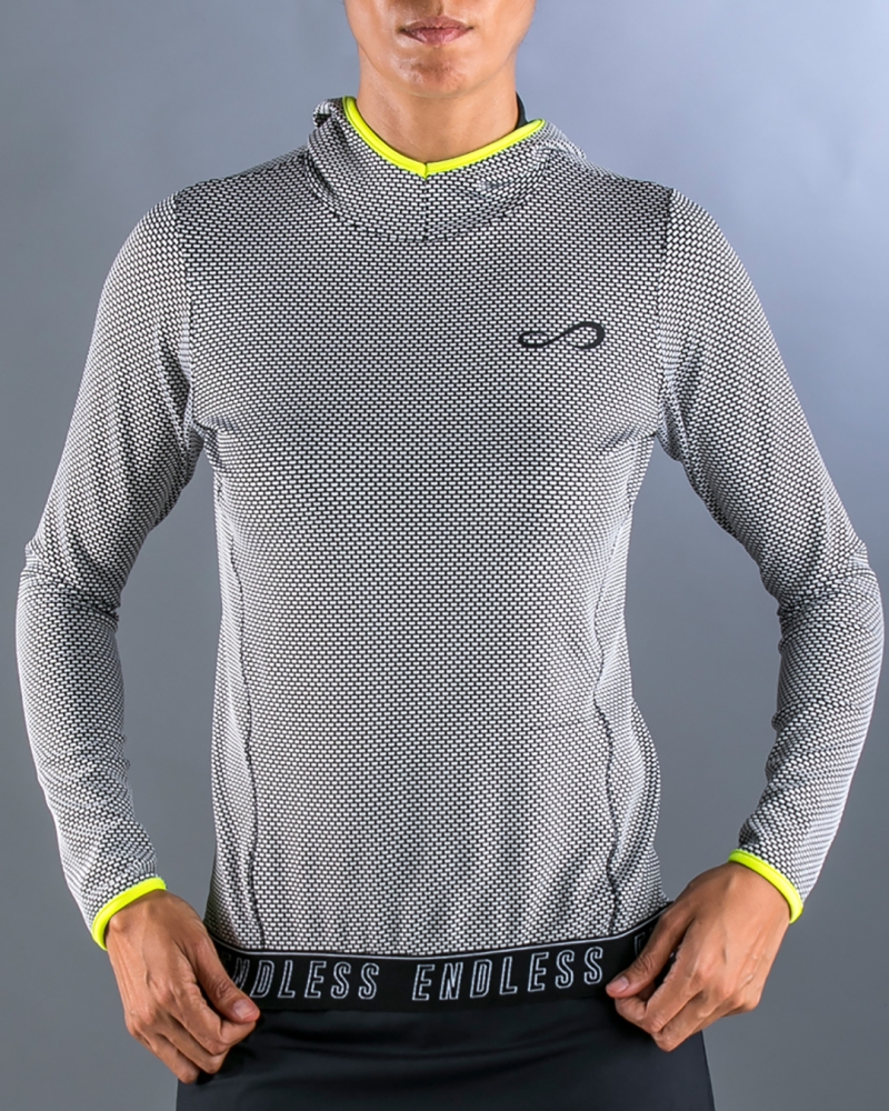 SUDADERA BREATH GREY YELLOW