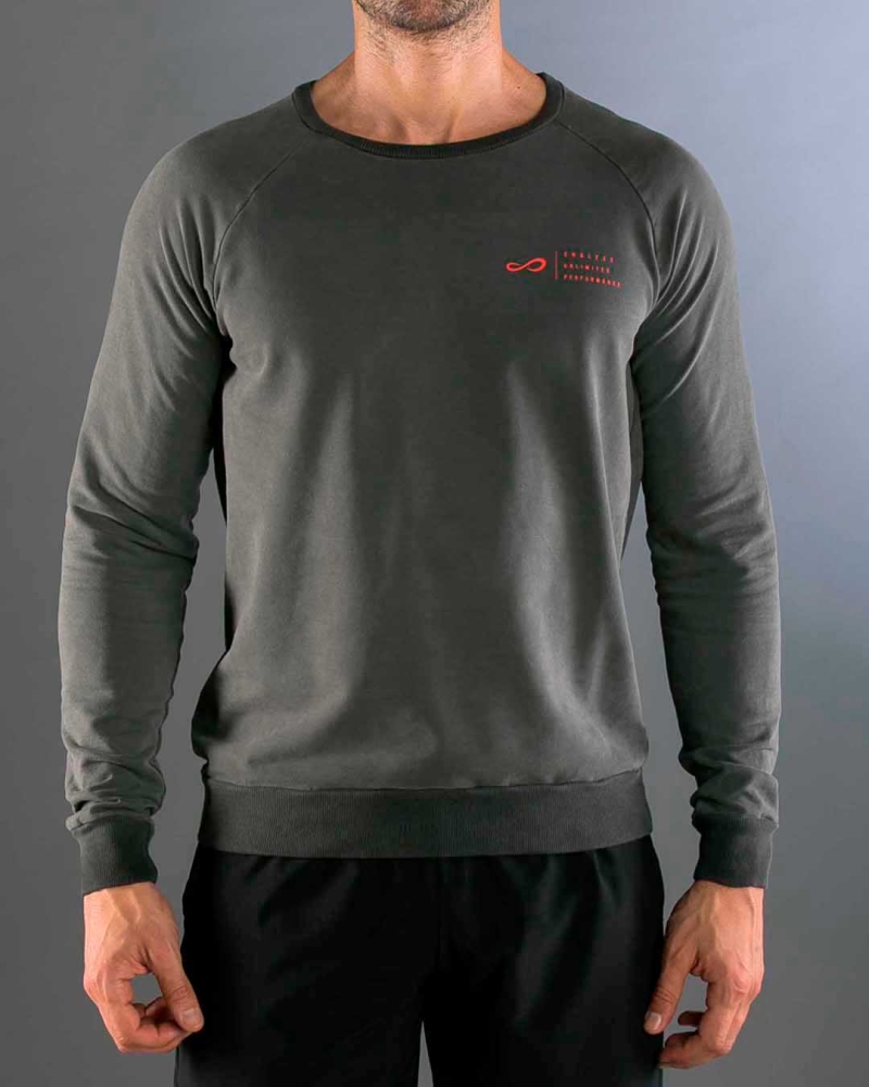 SWEATSHIRT HYPE STONE TITANIUM