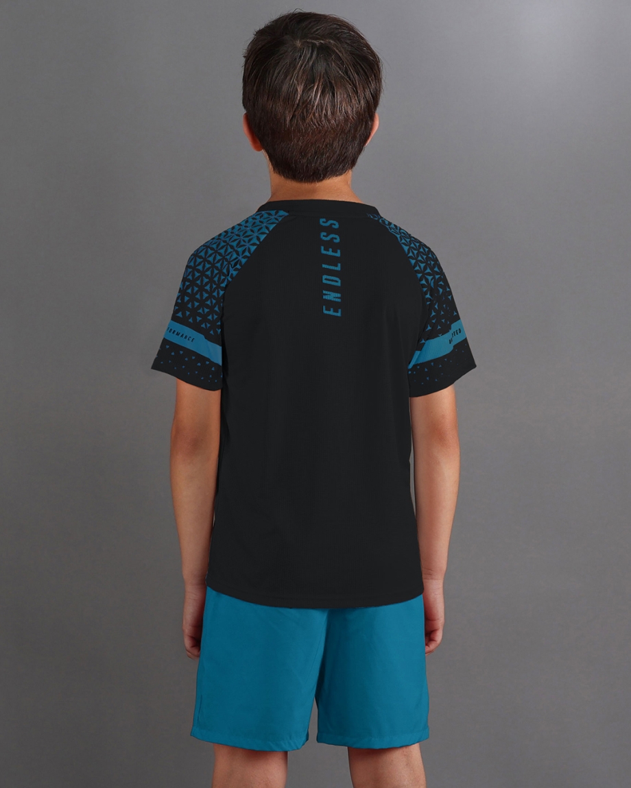 CAMISETA FEISTY KIDS BLACK PETROL