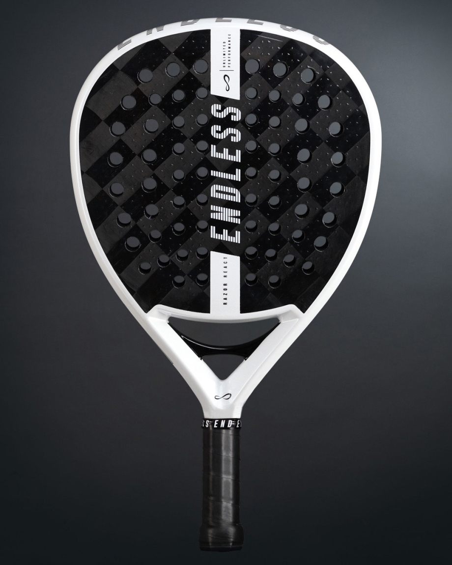 RACKET RAZOR REACT BLACK WHITE
