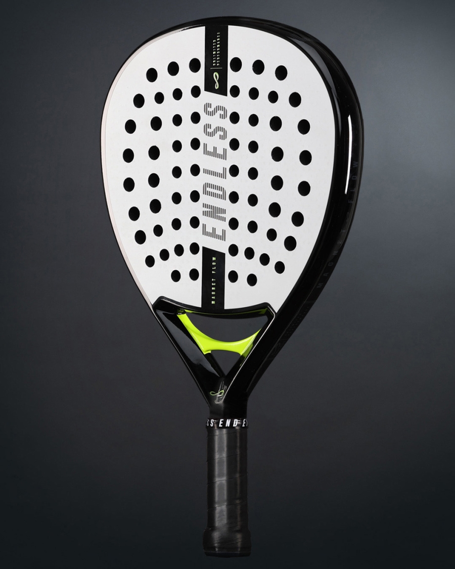 RACKET MAGNET FLOW WHITE YELLOW