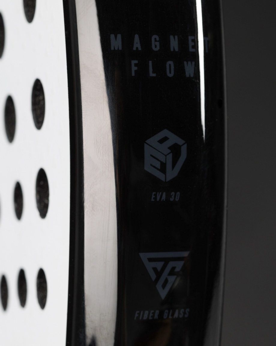 RACKET MAGNET FLOW WHITE YELLOW
