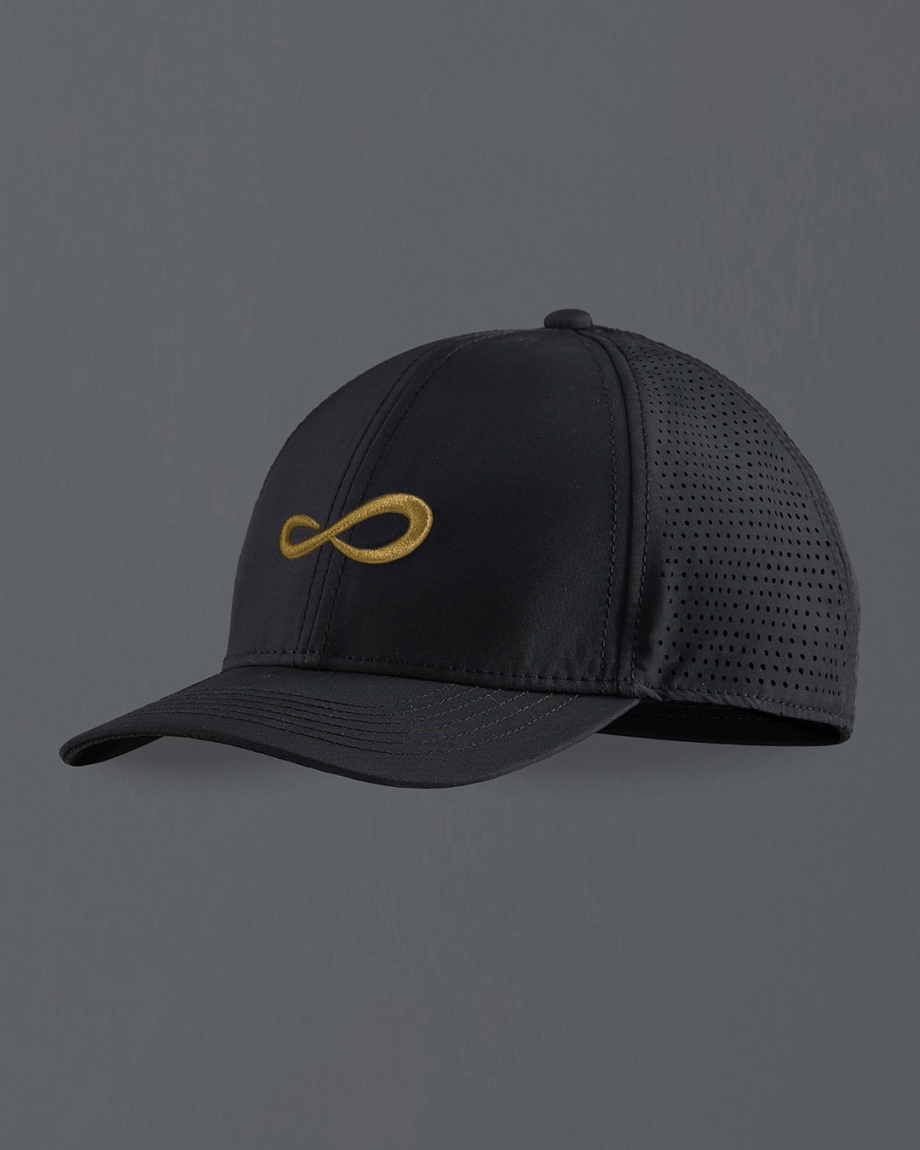 CAP ICON BLACK GOLD