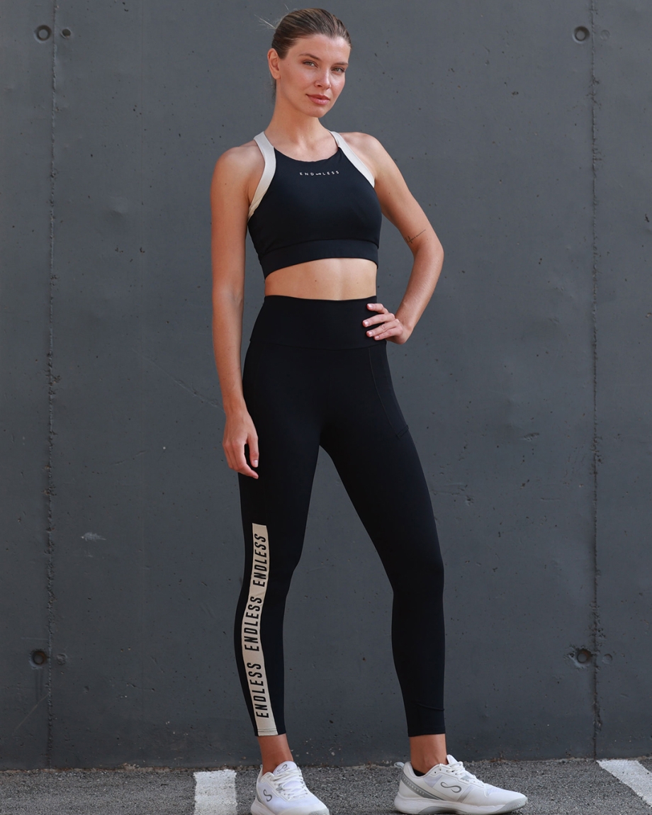 LEGGINGS SYNCRO BLACK GOLDEN