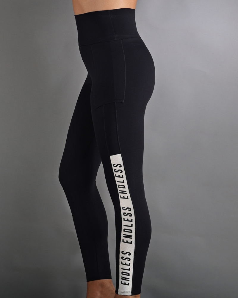 LEGGINGS SYNCRO BLACK GOLDEN 2