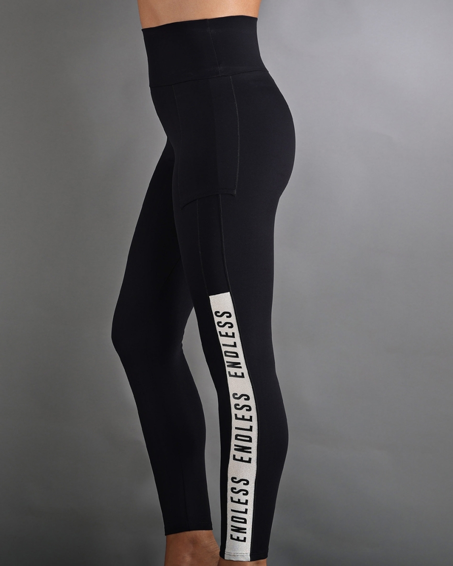 LEGGINGS SYNCRO BLACK GOLDEN