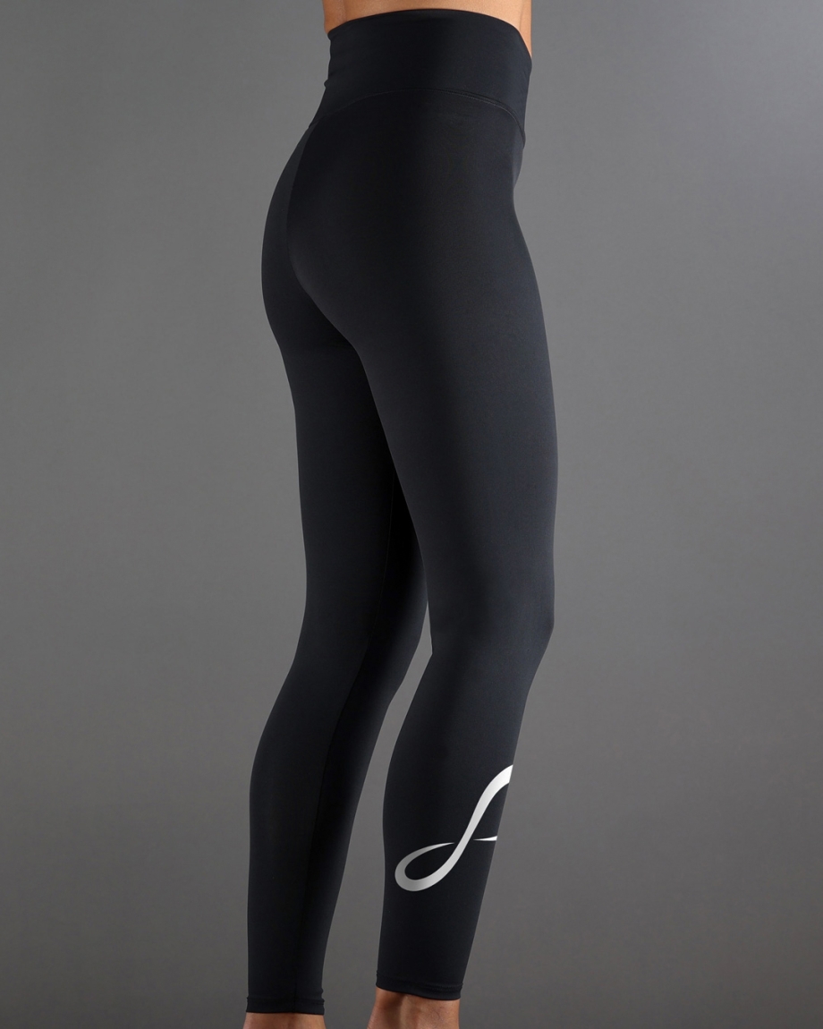 LEGGINGS CROSS POCKET BLACK WHITE