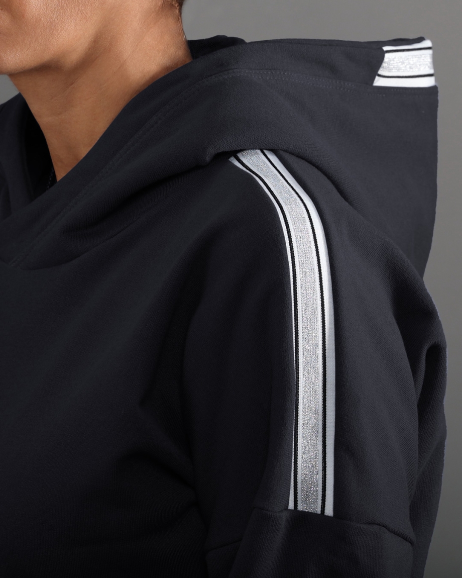 SWEATSHIRT GLOSS BLACK