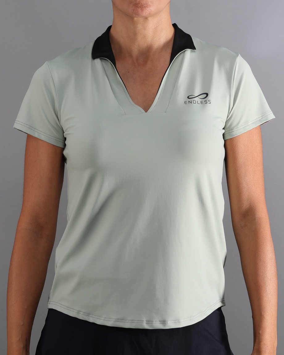 POLO SHIRT ONYX SLEEVES LIGHT ARMY