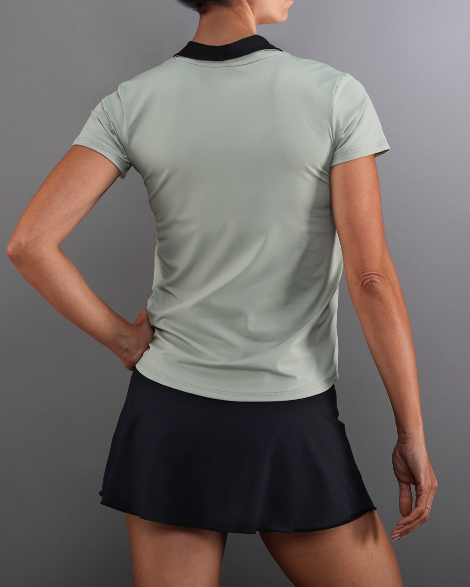POLO SHIRT ONYX SLEEVES LIGHT ARMY