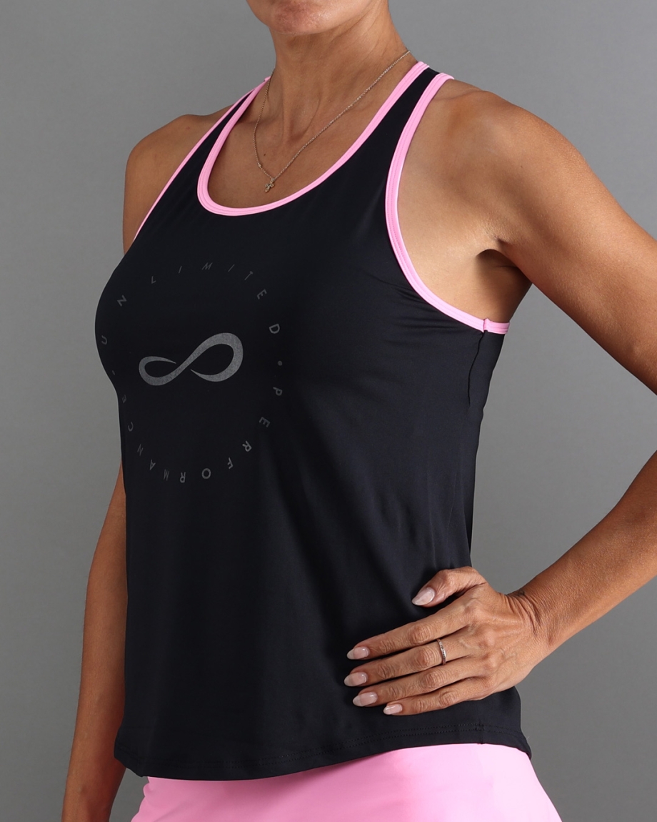 T-SHIRT CERCLE BLACK PINK
