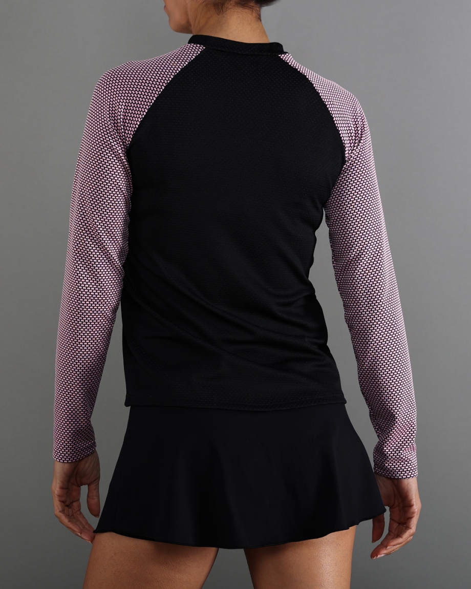 SWEAT-SHIRT KIRSCH NEO BLACK PINK