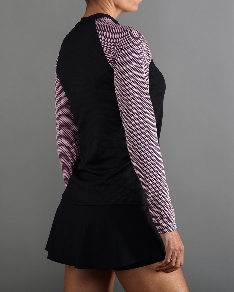 SWEATSHIRT KIRSCH NEO BLACK PINK