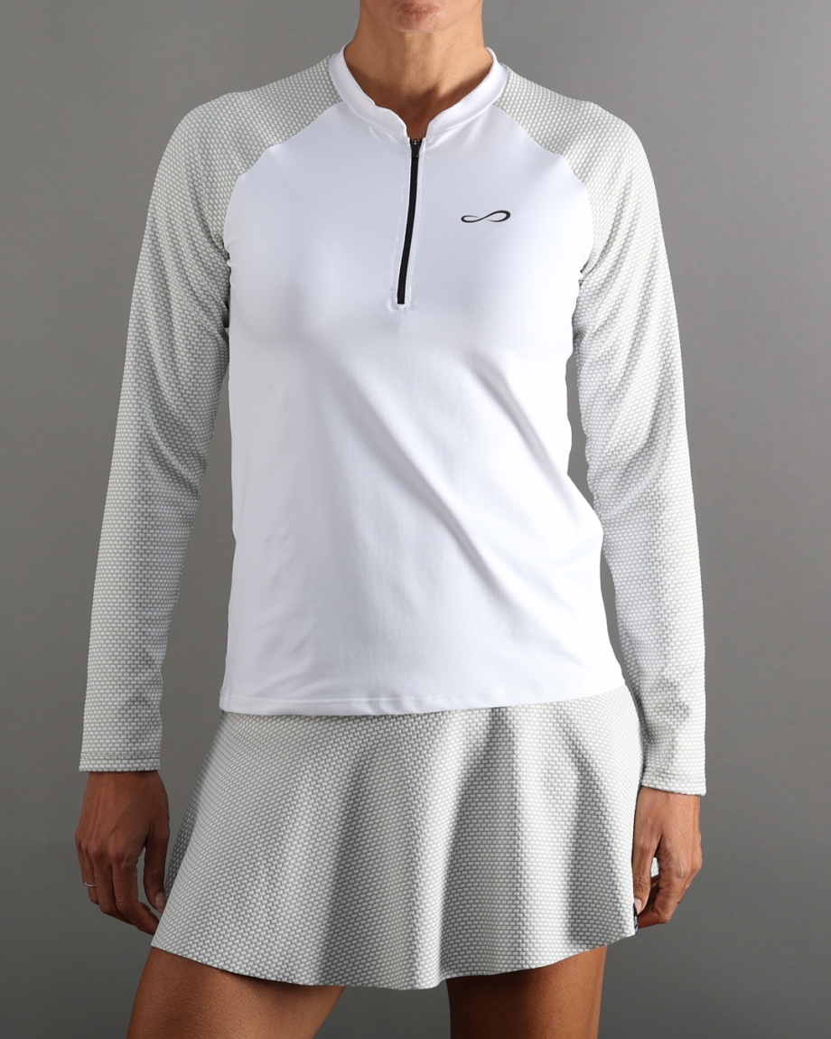 SUDADERA KIRSCH NEO WHITE LIGHT ARMY