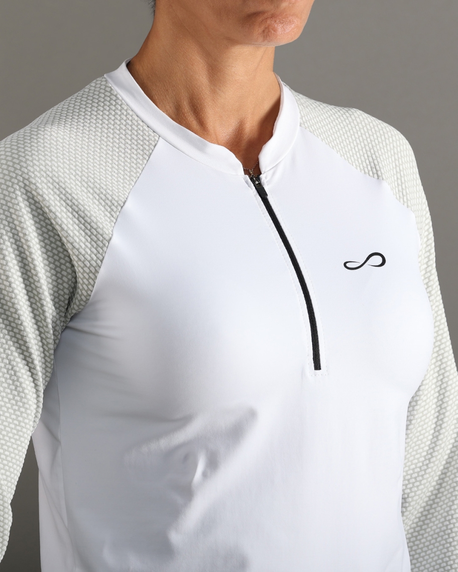 SUDADERA KIRSCH NEO WHITE LIGHT ARMY