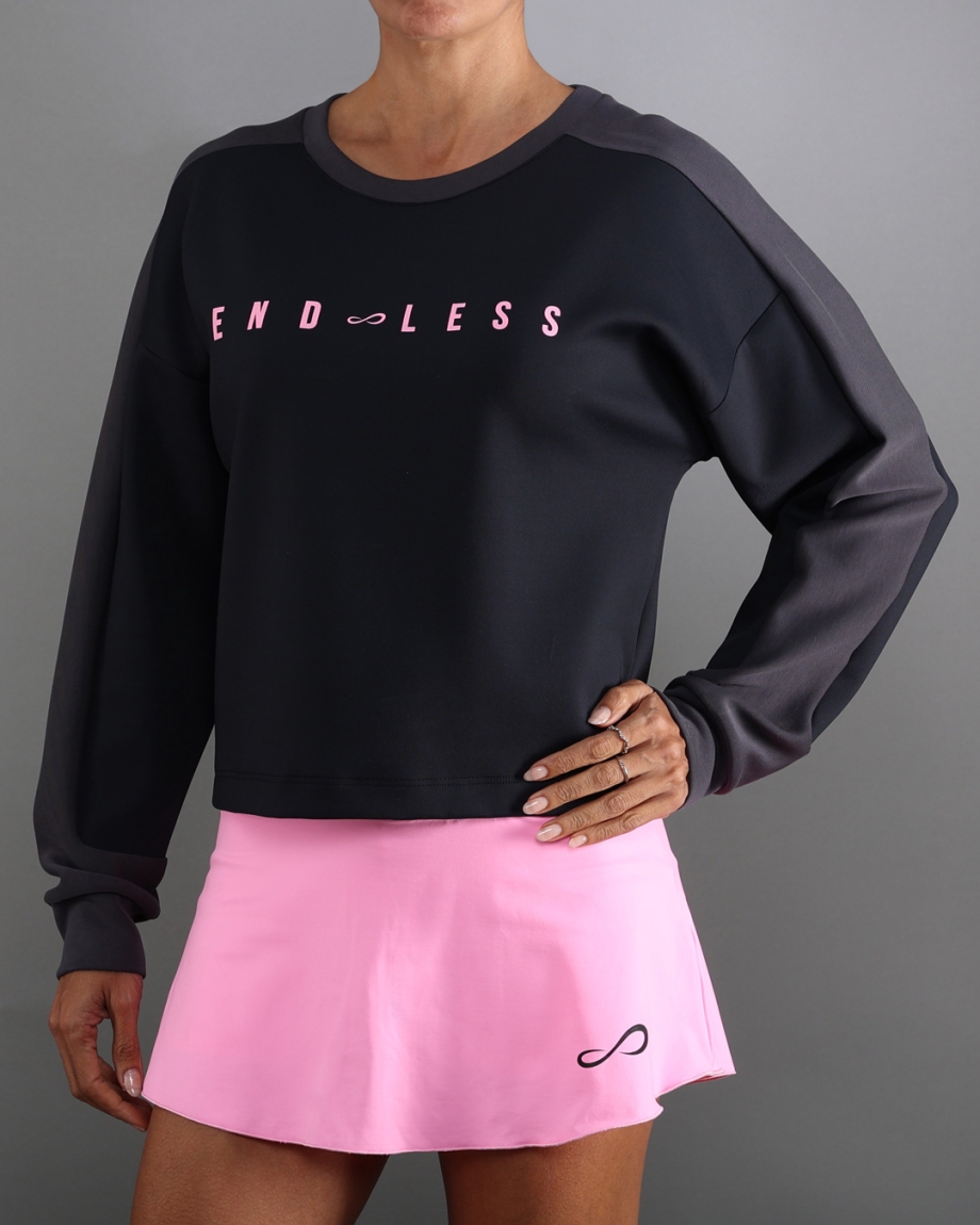SWEATSHIRT HALO BLACK TITANIUM