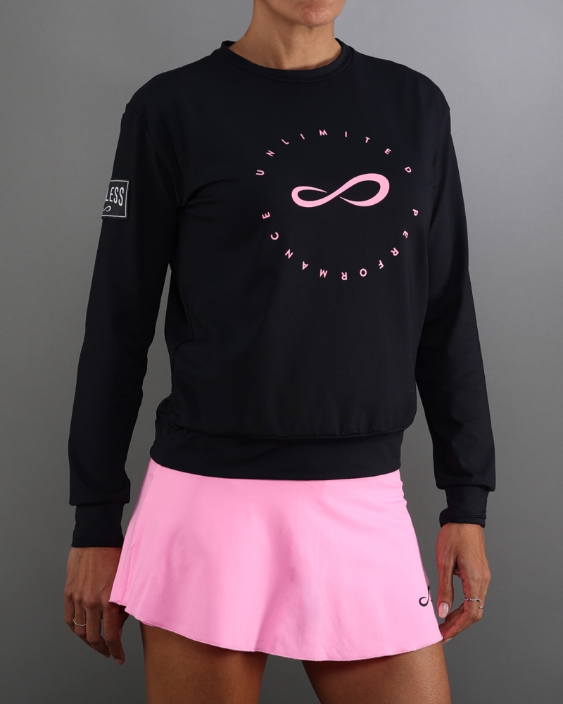 SUDADERA INNER TECH BLACK PINK