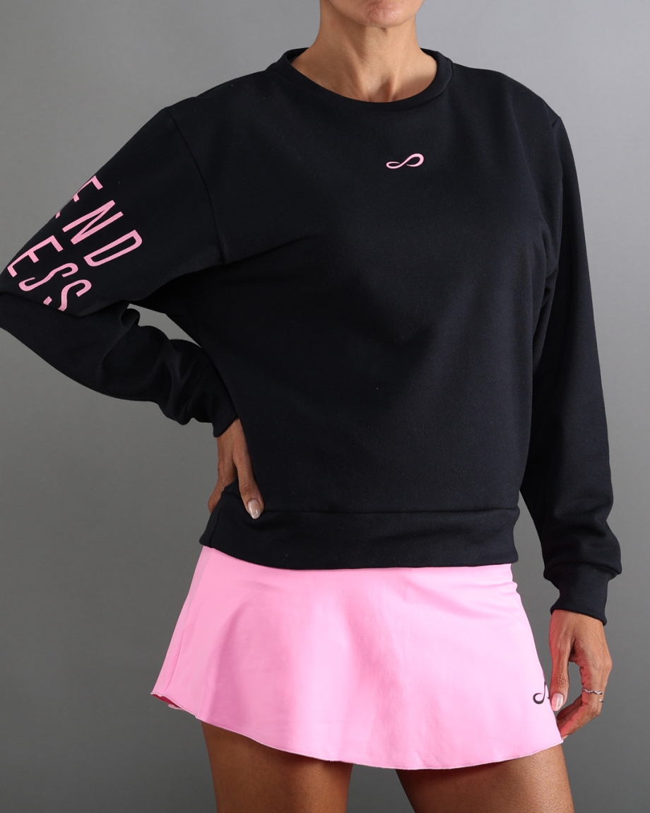 SUDADERA SWELL BLACK PINK