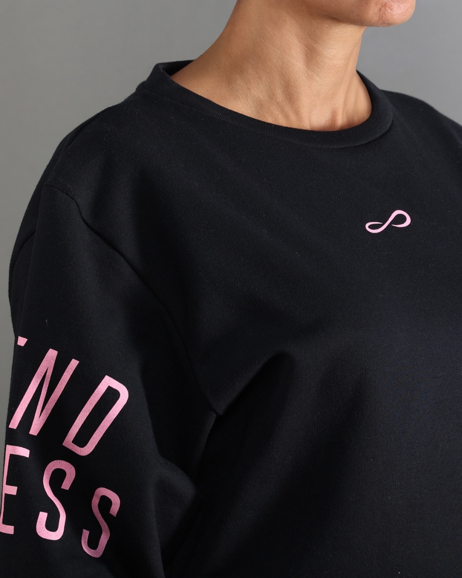 DESSUADORA SWELL BLACK PINK