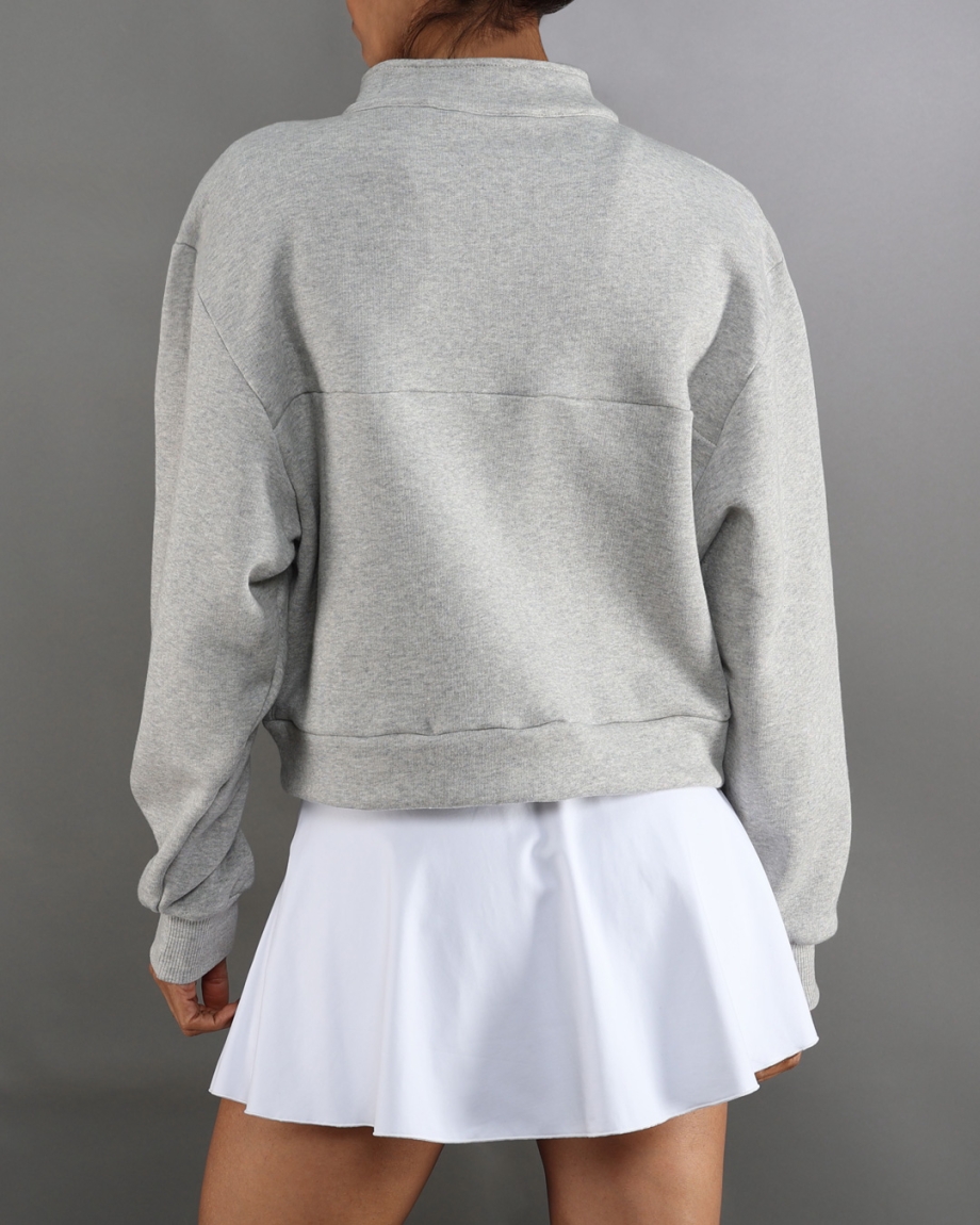 SWEATSHIRT VIBE GREY MELANGE