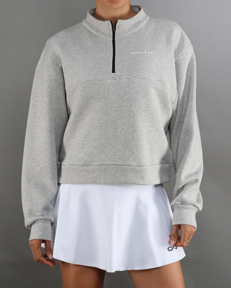SWEAT-SHIRT VIBE GREY MELANGE