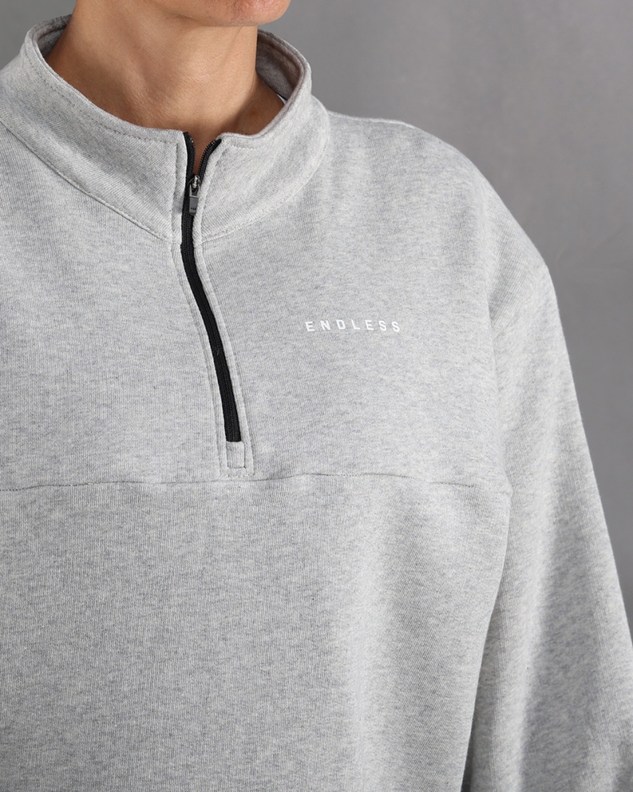 SWEAT-SHIRT VIBE GREY MELANGE
