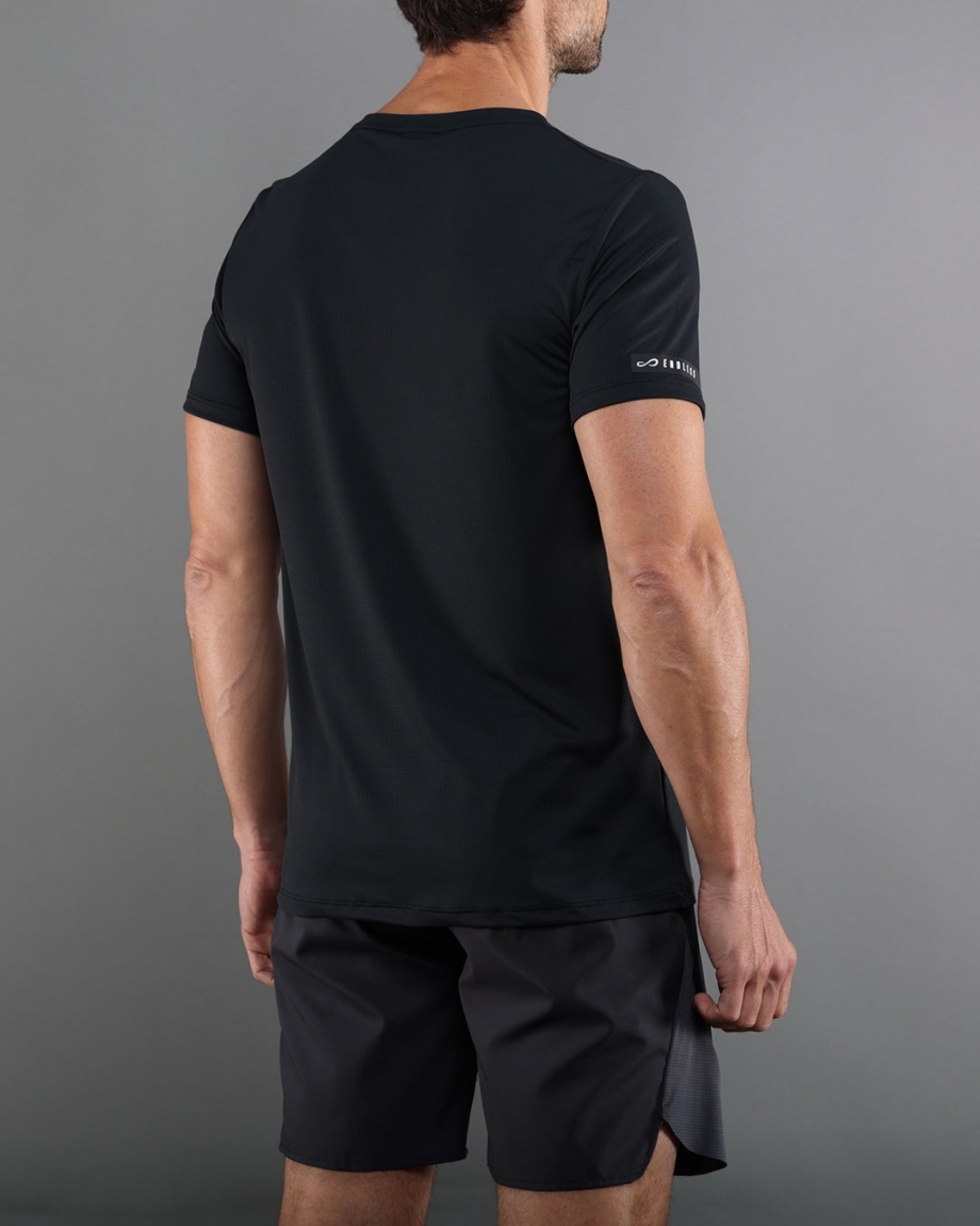 T-SHIRT UNLIMITED DIAMOND II BLACK