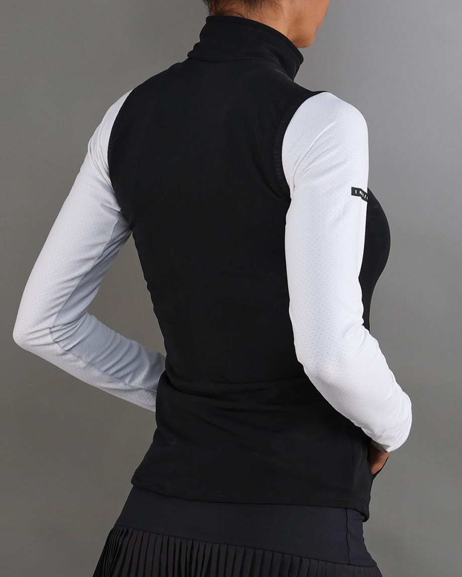 CHALECO ZIPPER BLACK